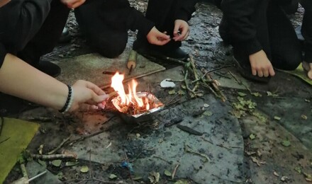 Outdoor learning fire 2